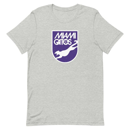 Miami Gatos NASL Soccer Unisex Retro T-shirt