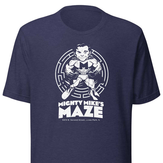 Mighty Mike’s Amazing Maze Rockford Unisex Retro T-shirt