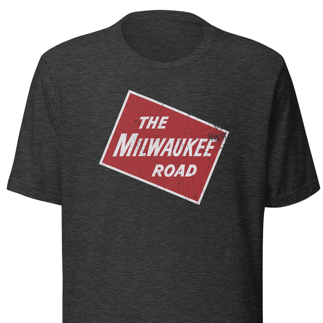 Milwaukee Road Railroad Unisex Retro T-shirt