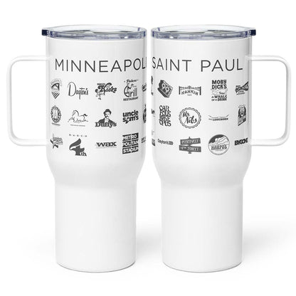 Minneapolis St. Paul Bygone Brands Tumbler Travel Mug with Handle