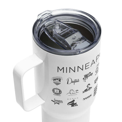 Minneapolis St. Paul Bygone Brands Tumbler Travel Mug with Handle