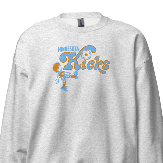 Minnesota Kicks Soccer Unisex Retro Crewneck Sweatshirt