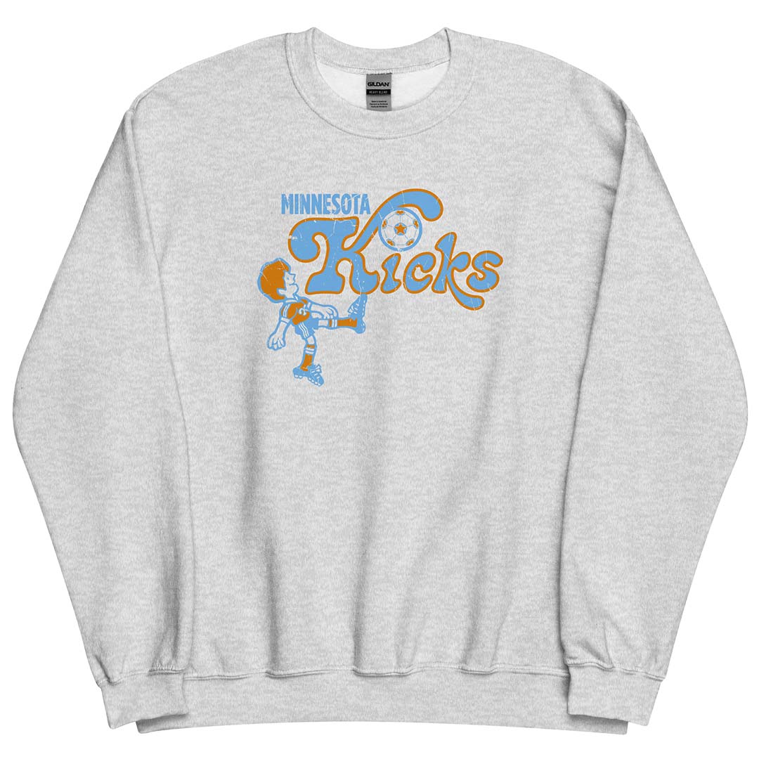 Minnesota Kicks Soccer Unisex Retro Crewneck Sweatshirt