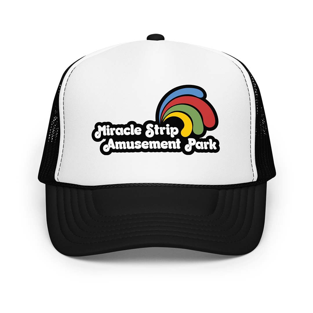 Miracle Strip Amusement Park Panama City Beach Retro Foam Trucker Hat