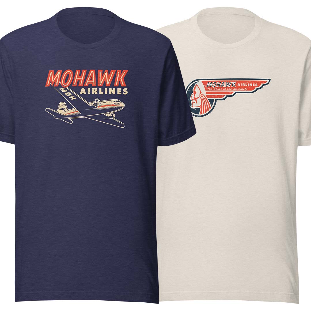 Mohawk Airlines Unisex Retro T-shirt