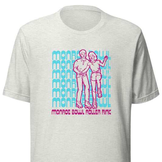 Monroe Bowl Roller Rink Monroeville Unisex Retro T-shirt