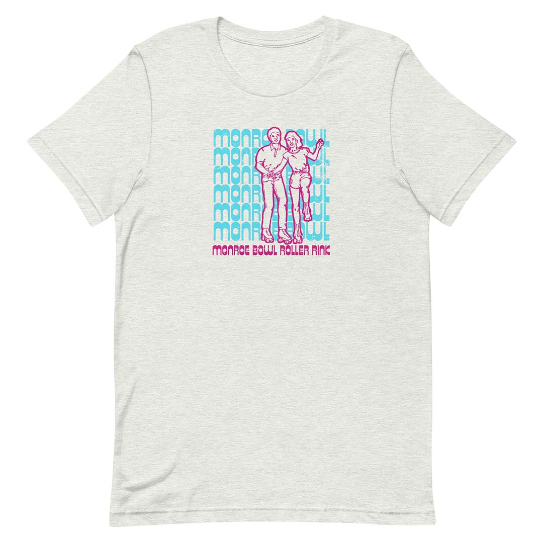 Monroe Bowl Roller Rink Monroeville Unisex Retro T-shirt