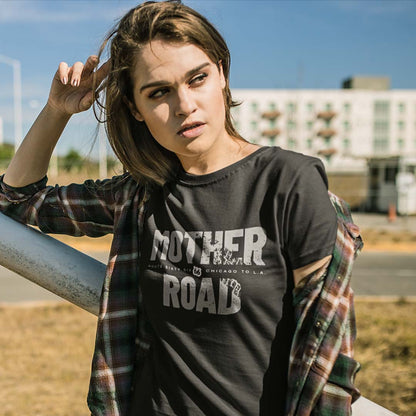 Mother Road Route 66 Short-Sleeve Unisex Retro T-shirt
