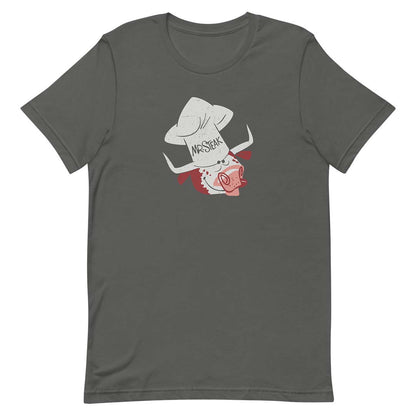 Mr. Steak Short-Sleeve Unisex Retro T-shirt