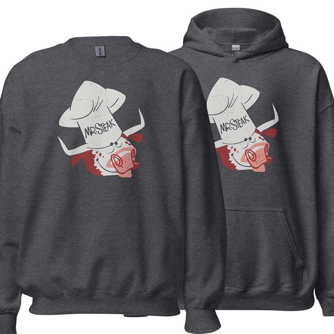 Mr. Steak Unisex Crewneck & Hoodie Sweatshirt