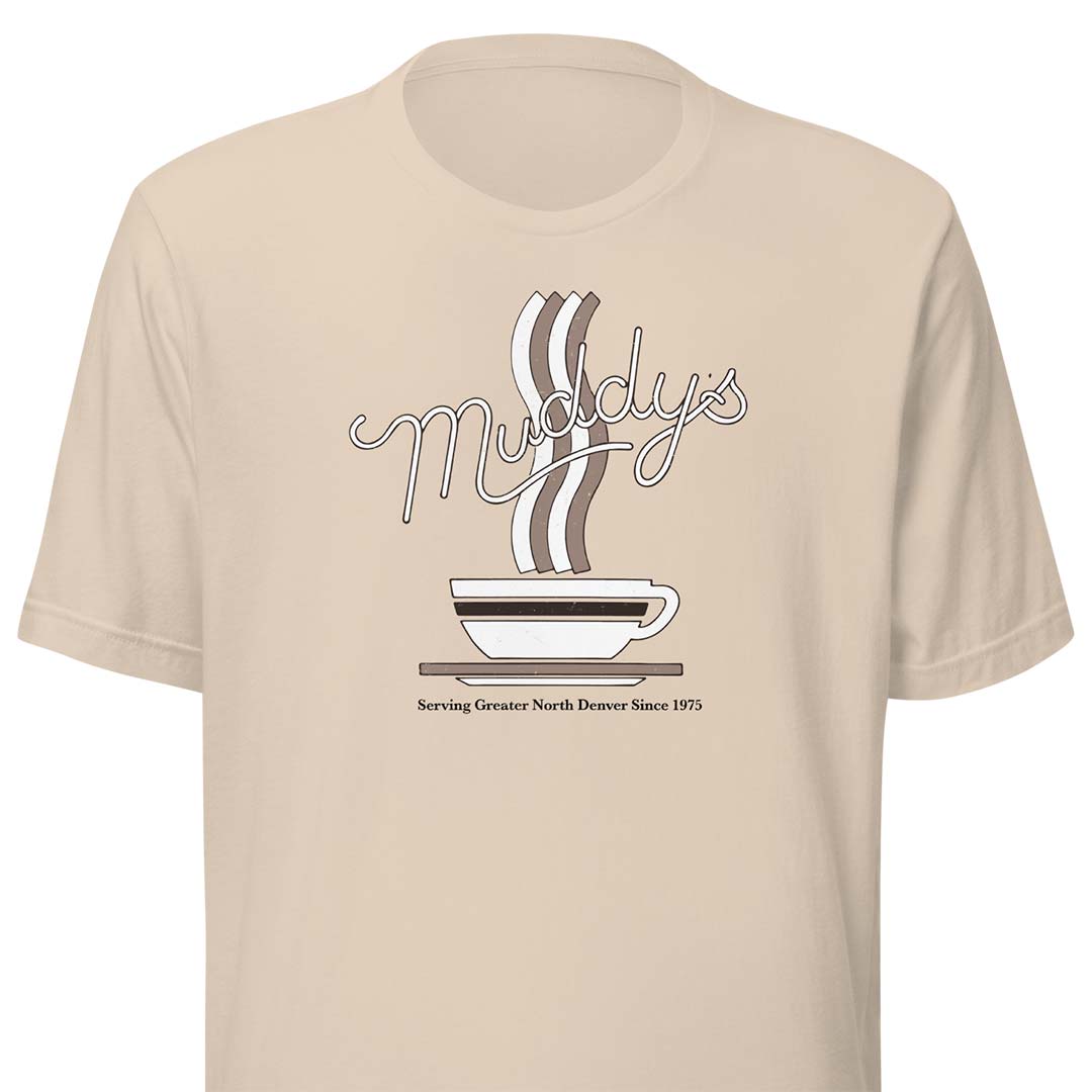 Muddy’s Java Cafe Denver Unisex Retro T-shirt