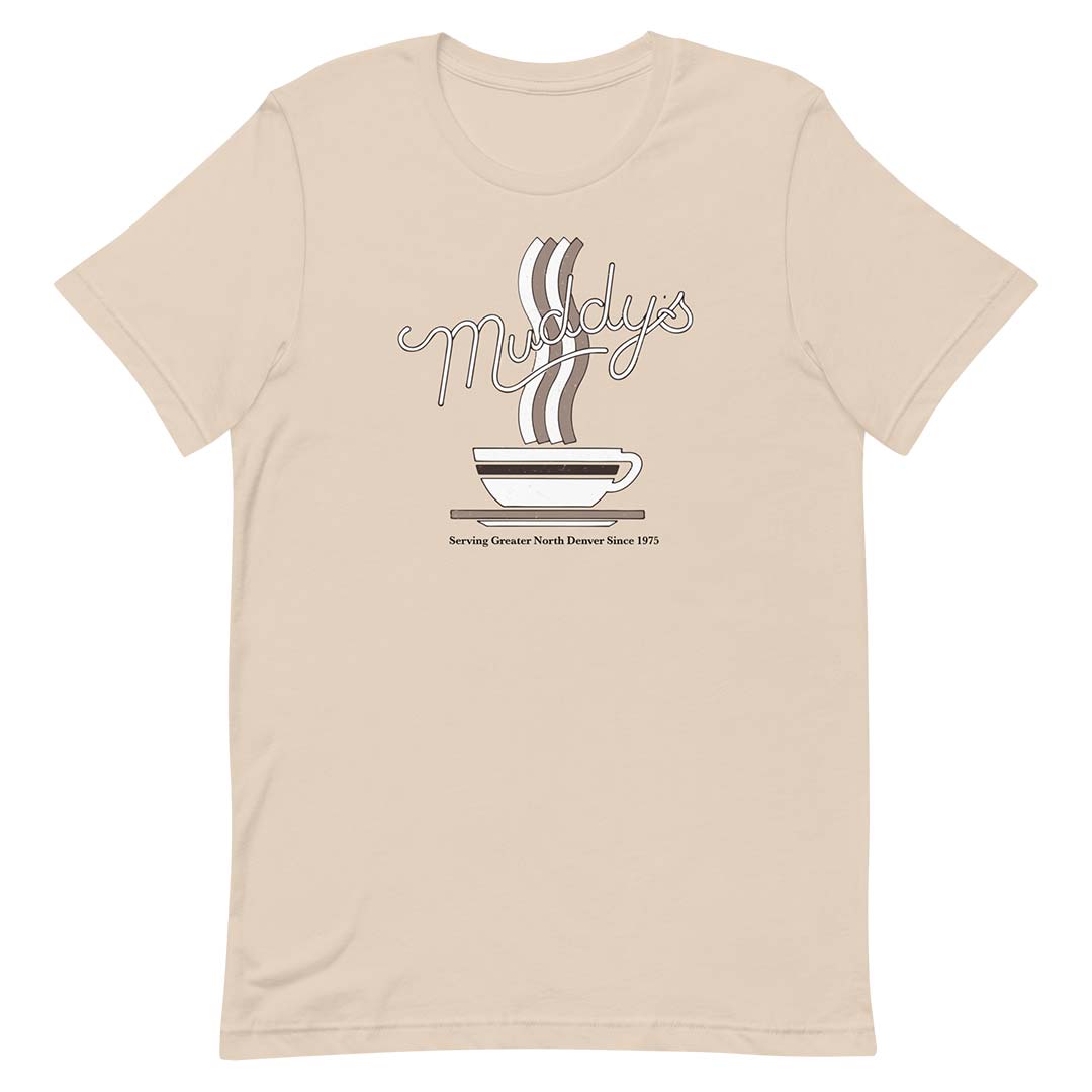 Muddy’s Java Cafe Denver Unisex Retro T-shirt