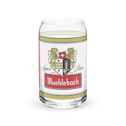 Muehlebach Beer Can-shaped glass Kansas City