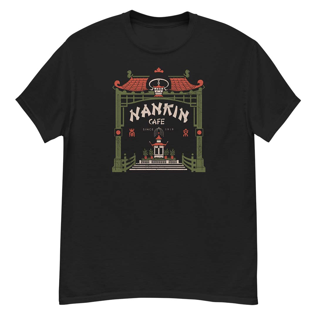 Nankin Cafe Minneapolis Unisex Retro T-shirt