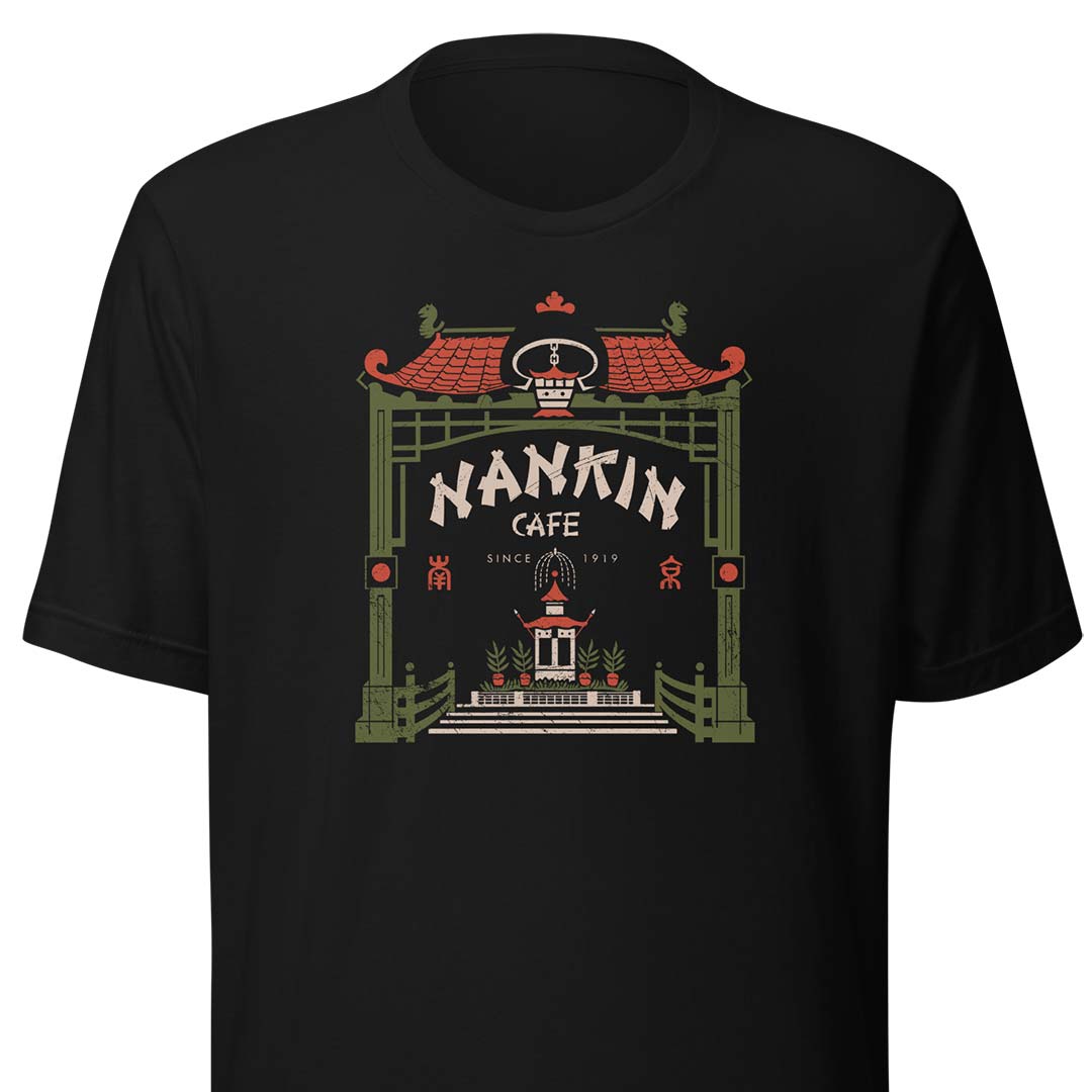 Nankin Cafe Minneapolis Unisex Retro T-shirt