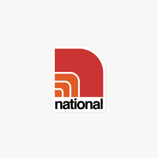 National Supermarket Retro Sticker