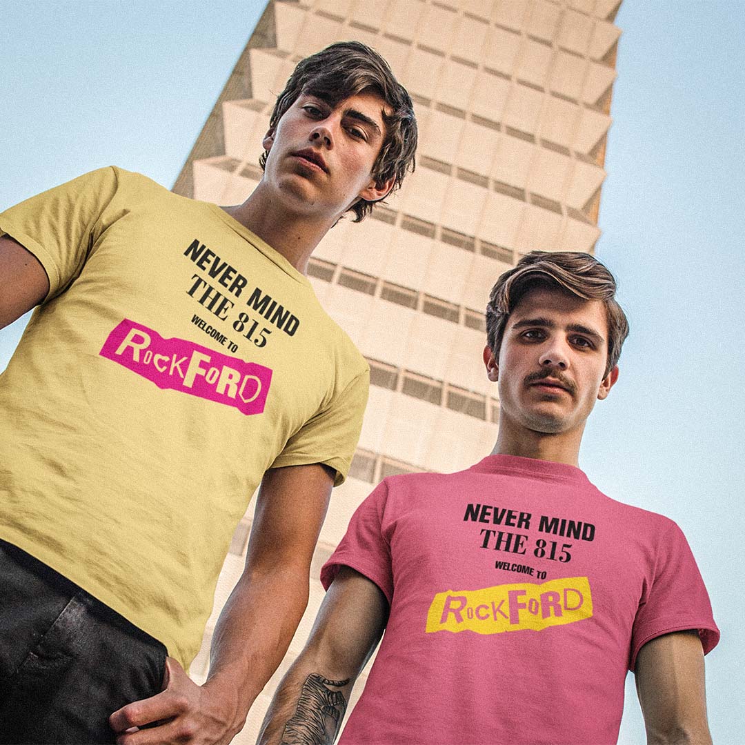 Welcome to Rockford - Never Mind the 815 Unisex Retro T-shirt