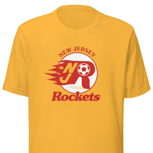 New Jersey Rockets MISL Soccer Unisex Retro T-shirt