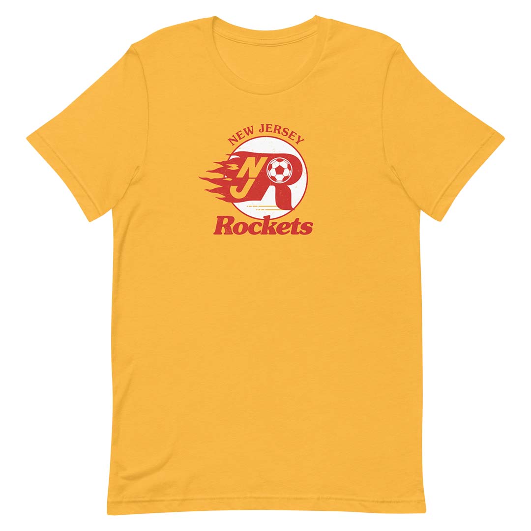 New Jersey Rockets MISL Soccer Unisex Retro T-shirt