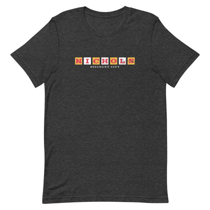 Nichols Discount City Unisex Retro T-shirt