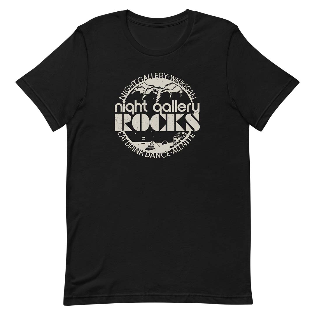 Night Gallery Club Waukegan Chicago Unisex Retro T-shirt