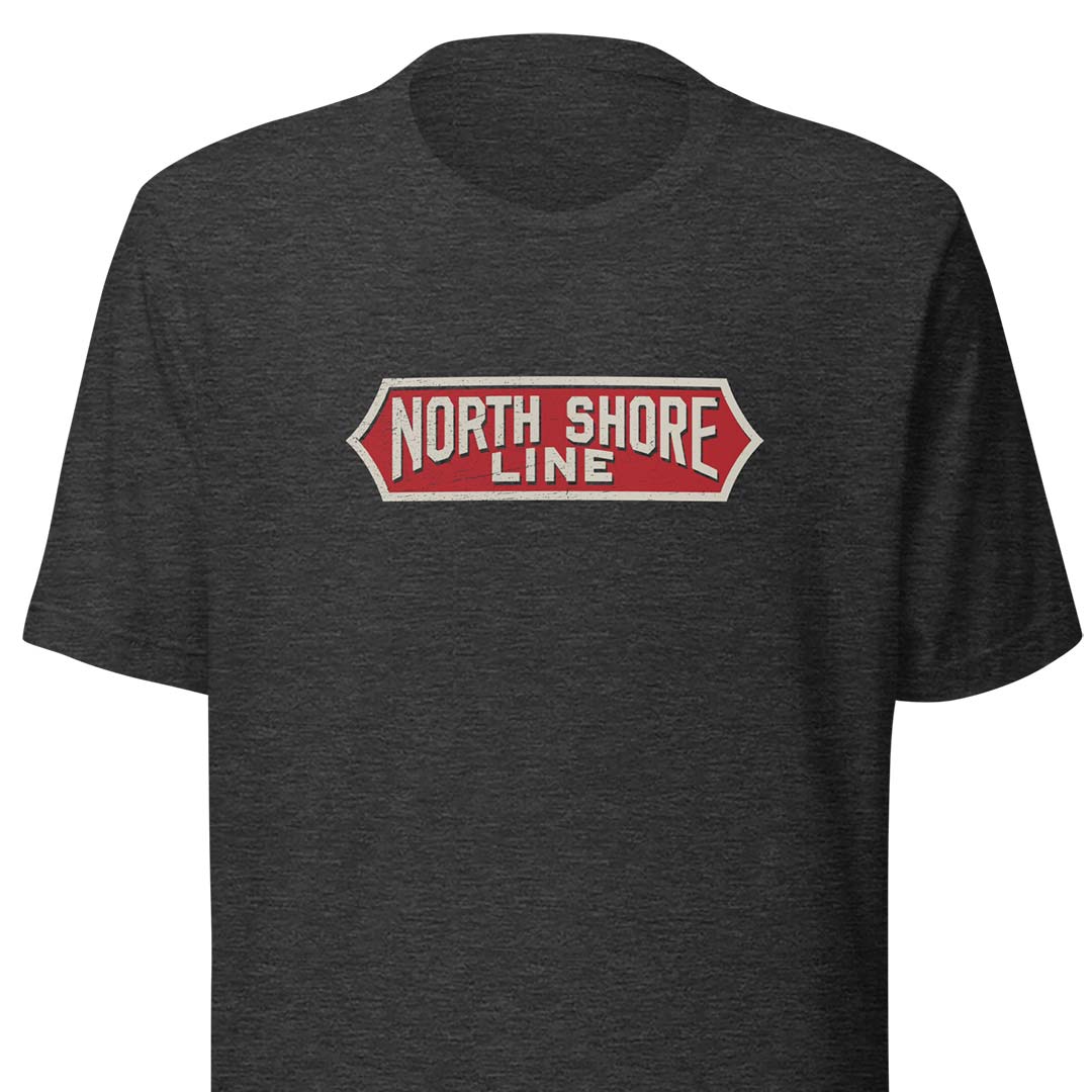 North Shore Line Railroad Unisex Retro T-shirt