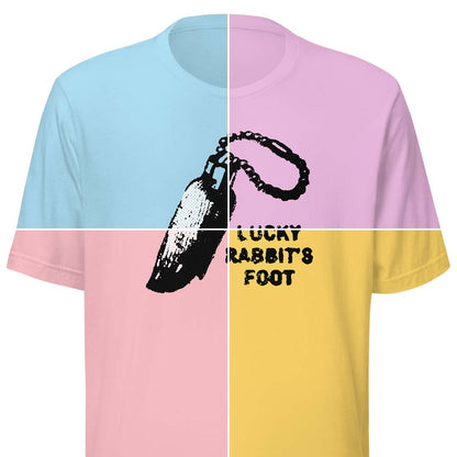 Lucky Rabbits Foot Noveltees Unisex Retro T-shirt
