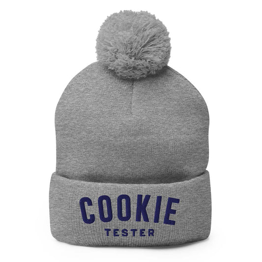 Official Cookie Tester Unisex Pom-Pom Knit Beanie