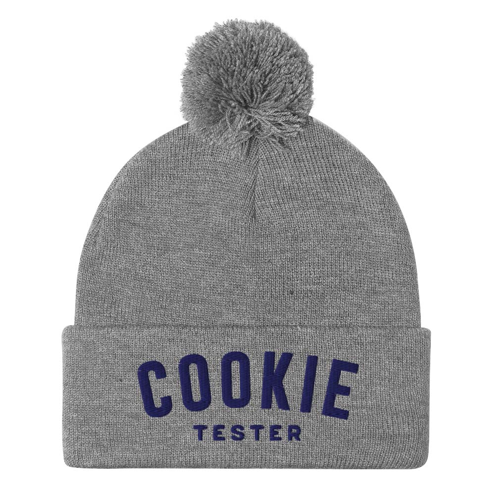 Official Cookie Tester Unisex Pom-Pom Knit Beanie