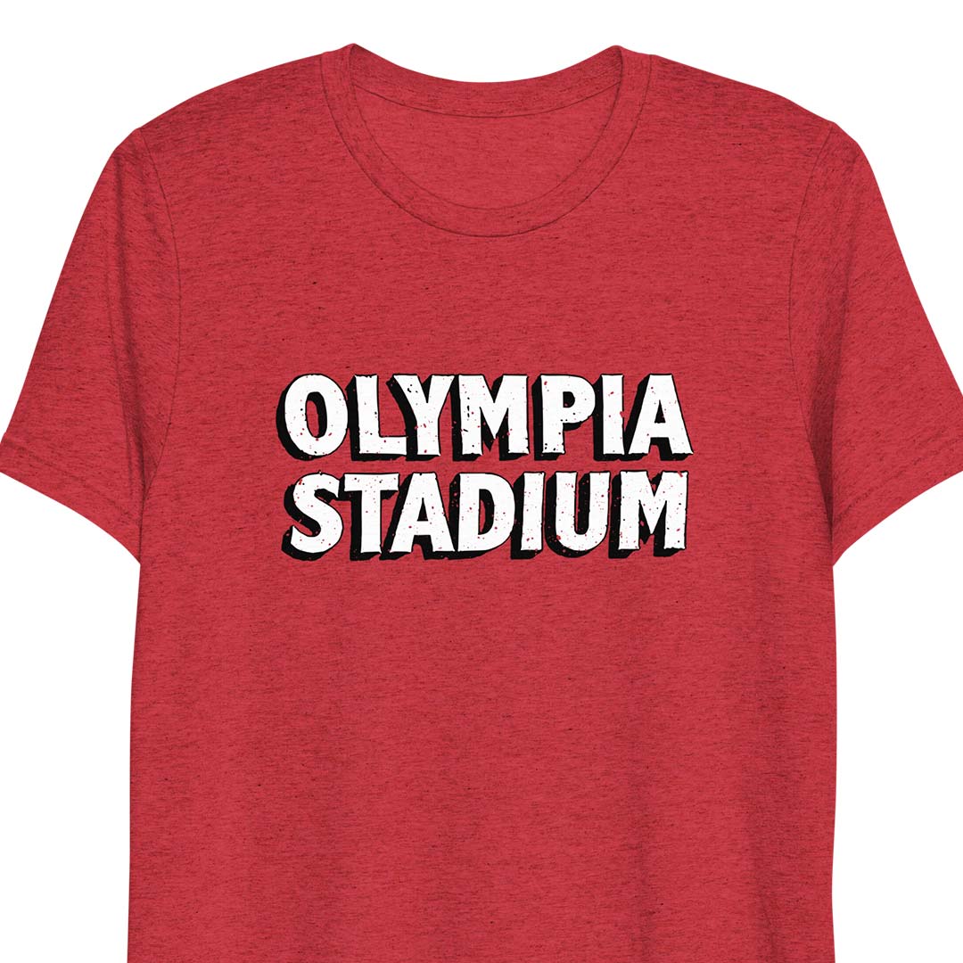 Olympia Stadium Detroit Unisex Retro T-shirt