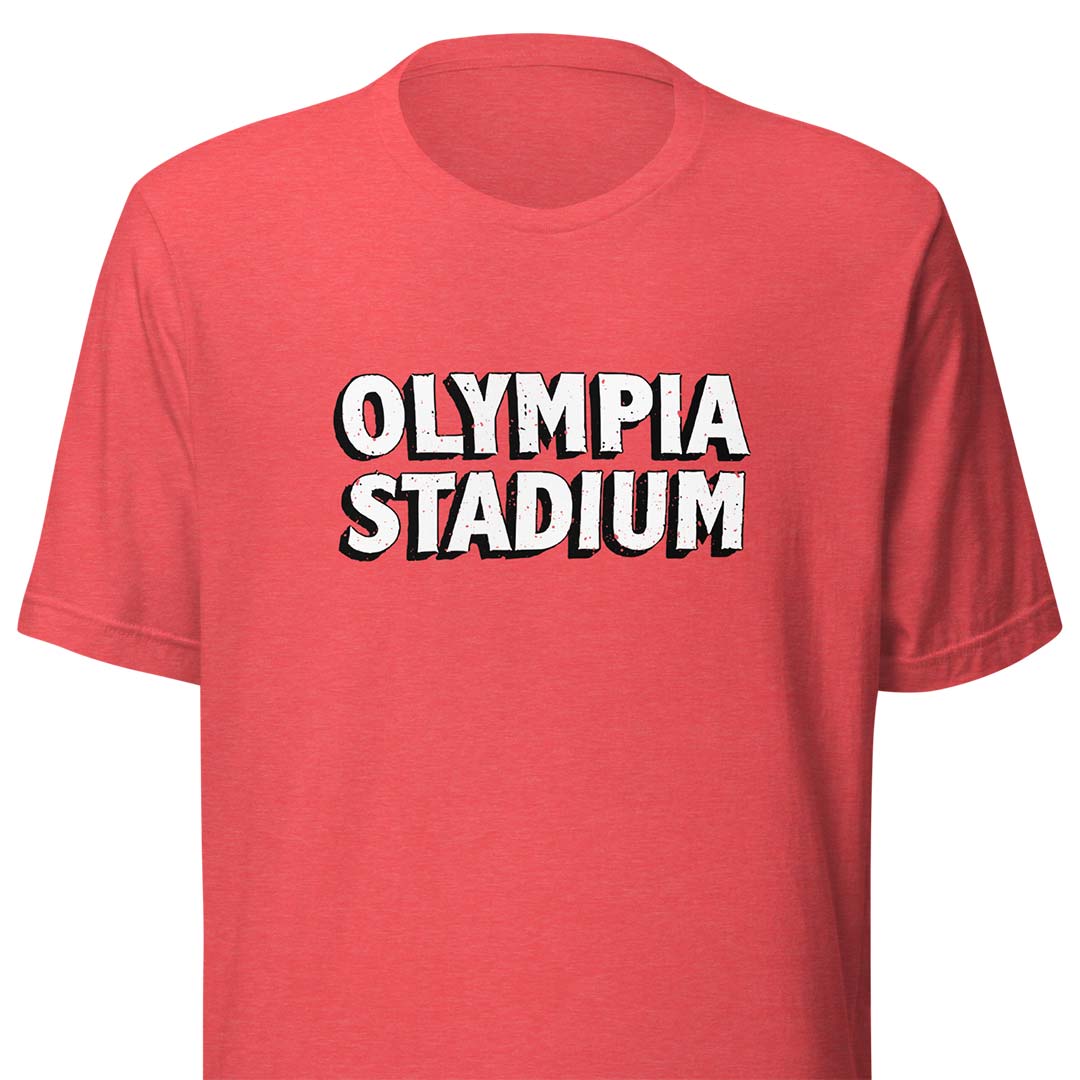 Olympia Stadium Detroit Unisex Retro T-shirt