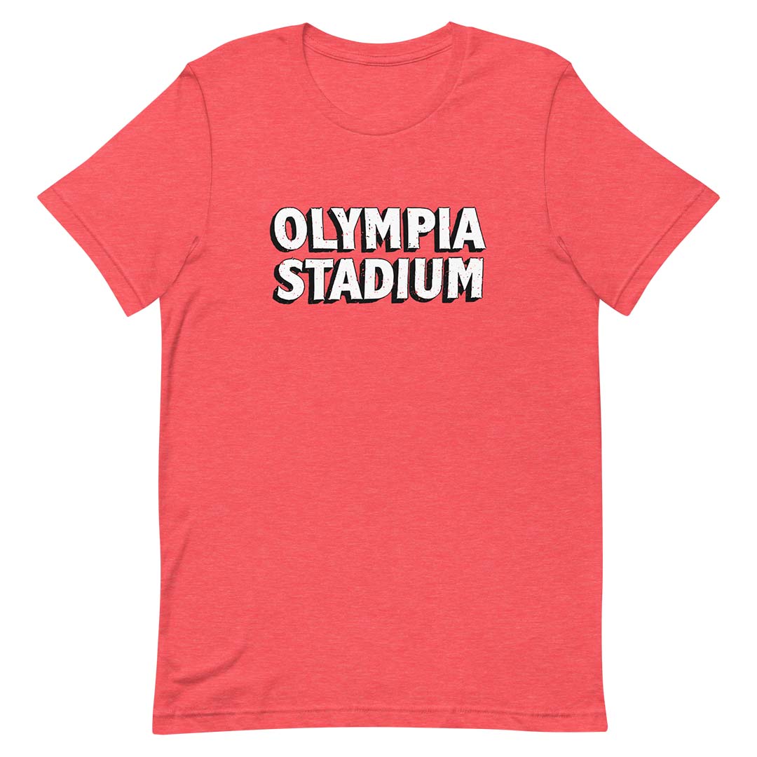 Olympia Stadium Detroit Unisex Retro T-shirt