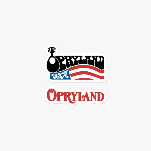 Opryland USA Amusement Park Nashville Retro Sticker