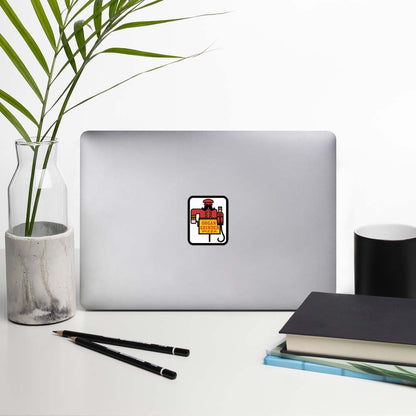 Organ Grinder Pizza Denver Portland Retro Sticker