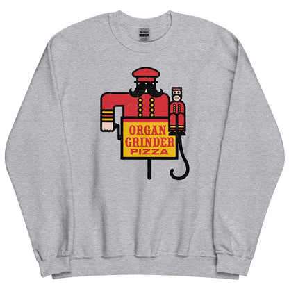 Organ Grinder Pizza Denver Portland Unisex Retro Crewneck Sweatshirt