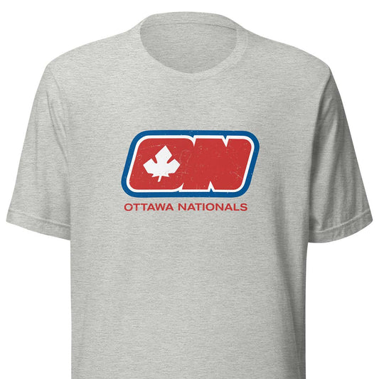 Ottawa Nationals Hockey Unisex Retro T-shirt