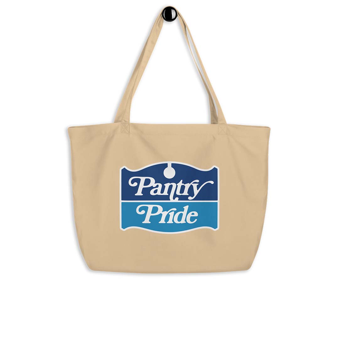 Pantry Pride Discount Foods Supermarket Large organic tote bag