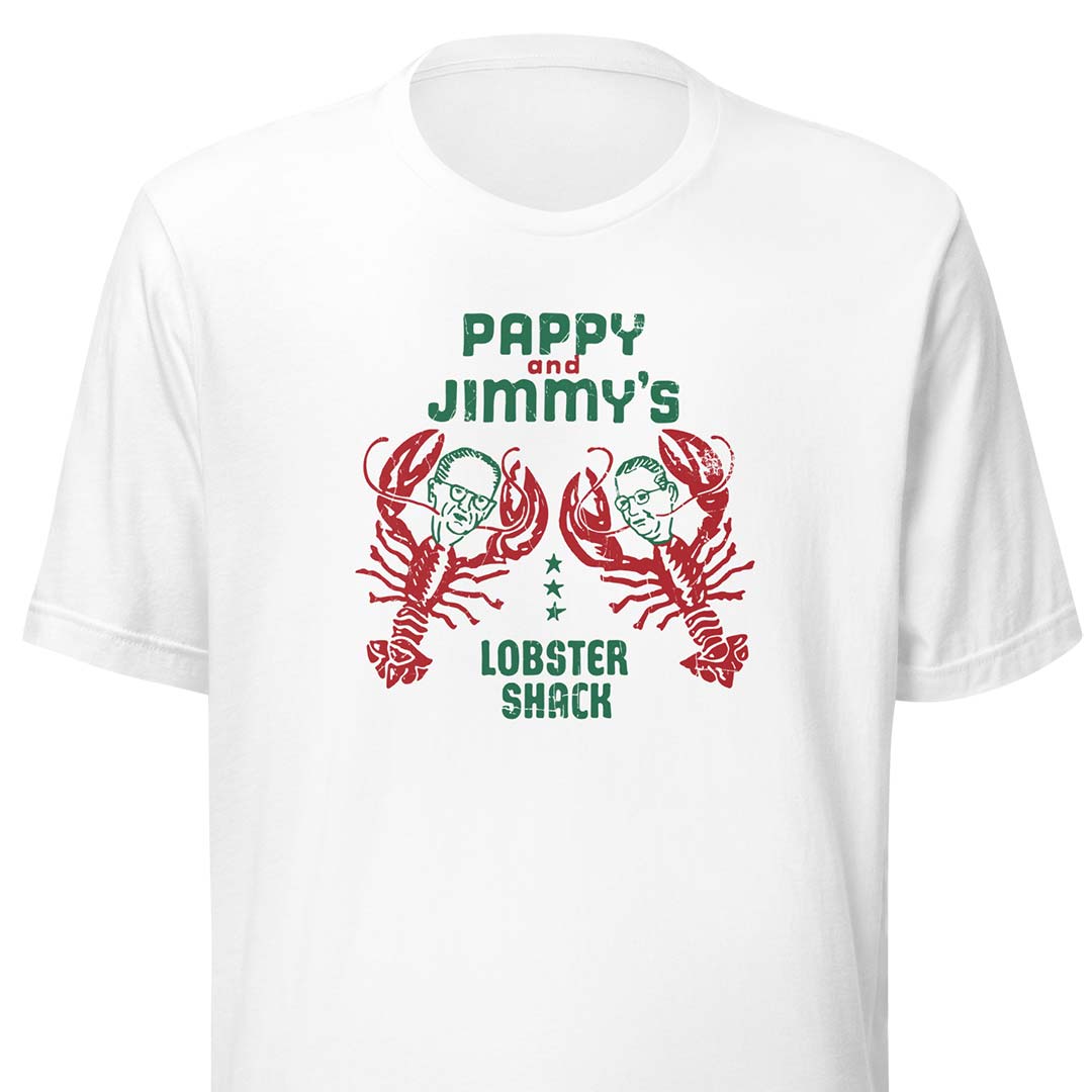 Pappy & Jimmy’s Lobster Shack Memphis Unisex Retro T-shirt