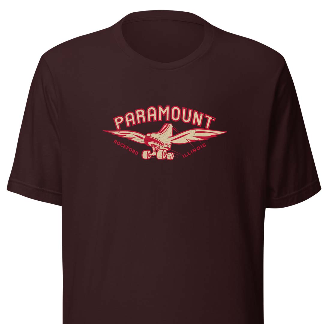 Paramount Roller Rink Rockford Unisex Retro Tee