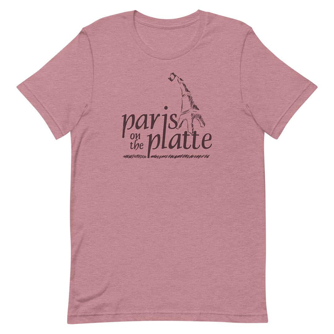 Paris on the Platte Coffee Denver Unisex Retro T-shirt