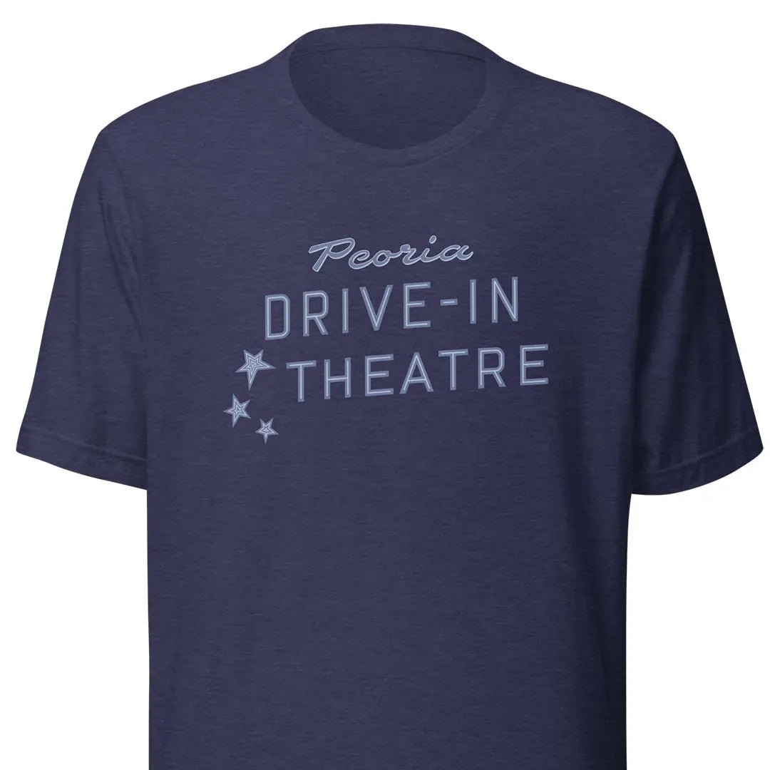 Peoria Drive-in Theater Unisex Retro T-shirt