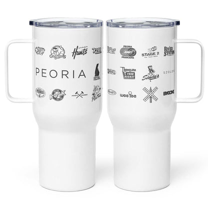 Peoria Bygone Brands Tumbler Travel Mug with Handle