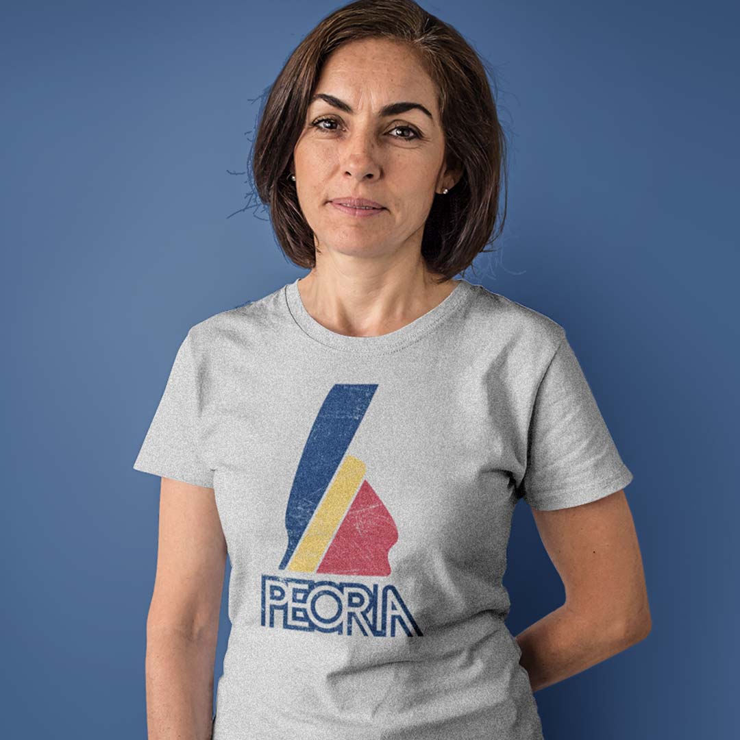 Peoria Indian Unisex Retro T-shirt