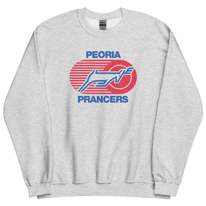 Peoria Prancers Hockey Unisex Retro Crewneck Sweatshirt