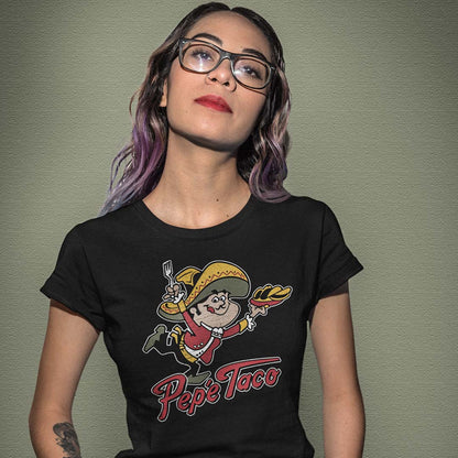 Pepe Taco Unisex Retro T-shirt