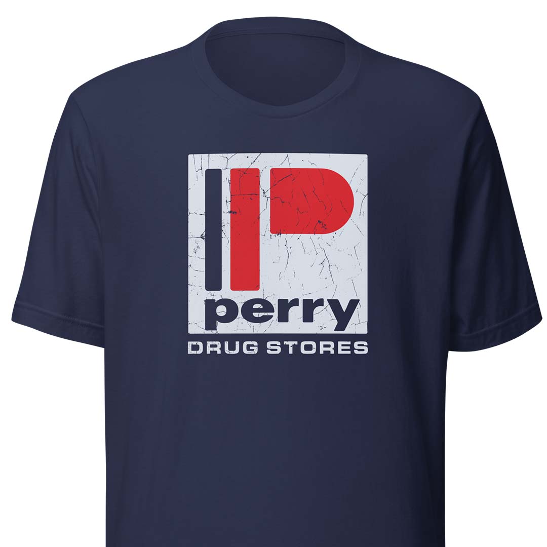 Perry Drug Stores Detroit Unisex Retro T-Shirt