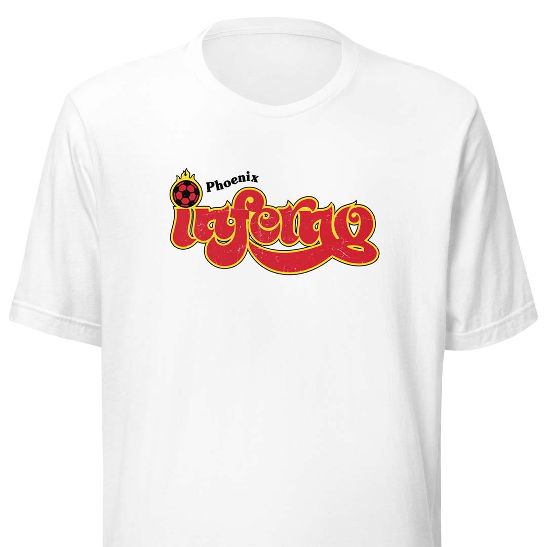 Phoenix Inferno MISL Soccer Unisex Retro T-shirt