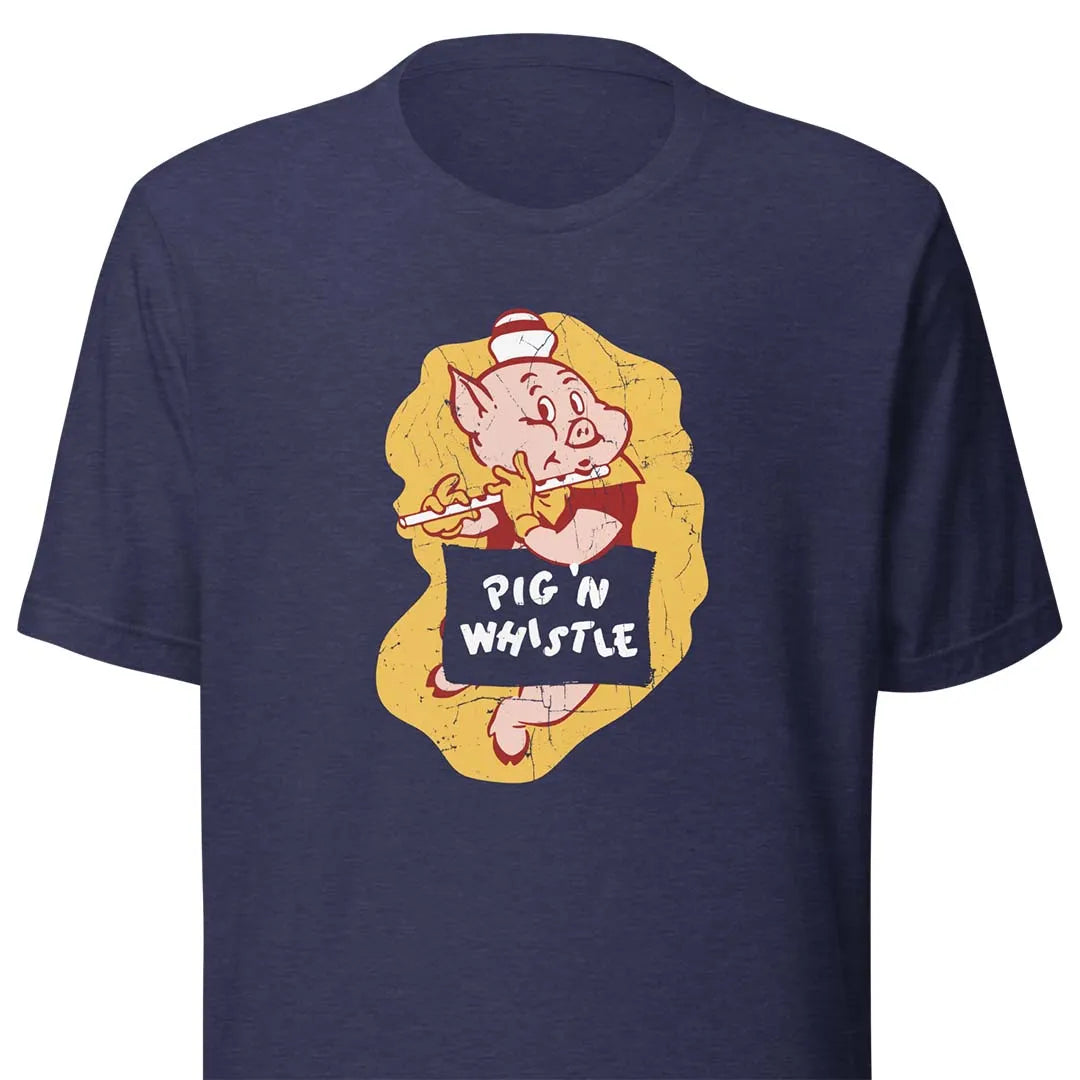 Pig 'n Whistle Drive-in Milwaukee Unisex Retro T-shirt