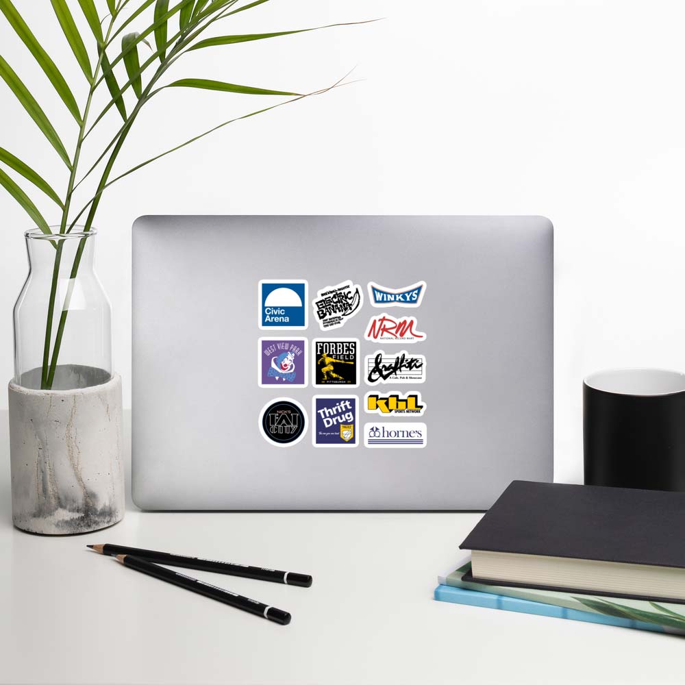 Pittsburgh Bygone Icons Sticker Sheet