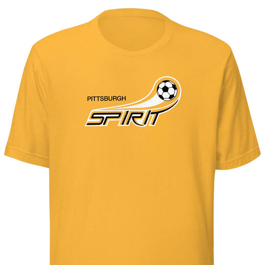 Pittsburgh Spirit MISL Soccer Unisex Retro T-shirt